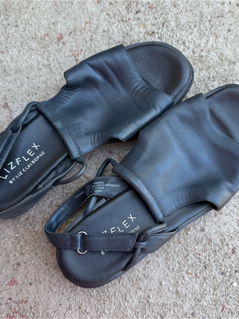 Vintage Y2K Liz Claiborne Leather Sandals